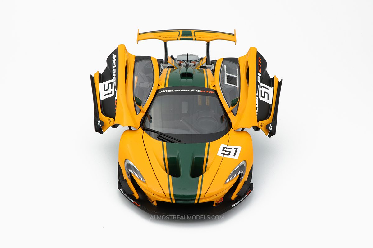 mclaren-p1-gtr-yellow-5-web McLaren P1 GTR Geneve Autoshow Limited Edition 500 1:18 by Almost Real
