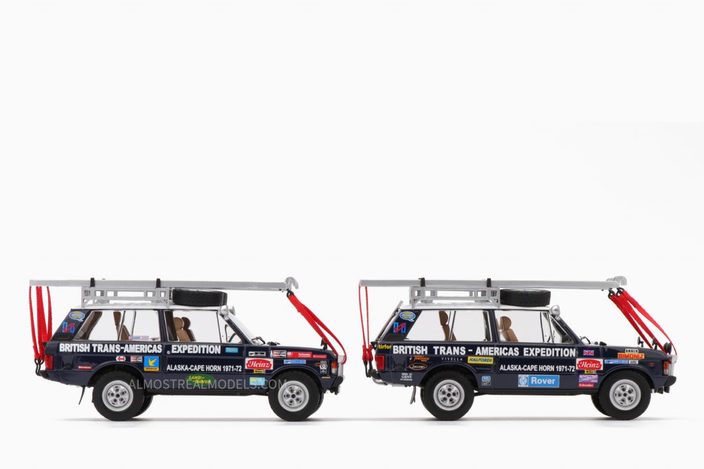 Range Rover "The British Trans-Americas Expedition" 2-Car Set 1:43 by Almost Real