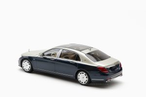 Mercedes-Maybach S-Class - 2019 - Anthracite Blue/Aragonite Silver 1:43 by Almost Real