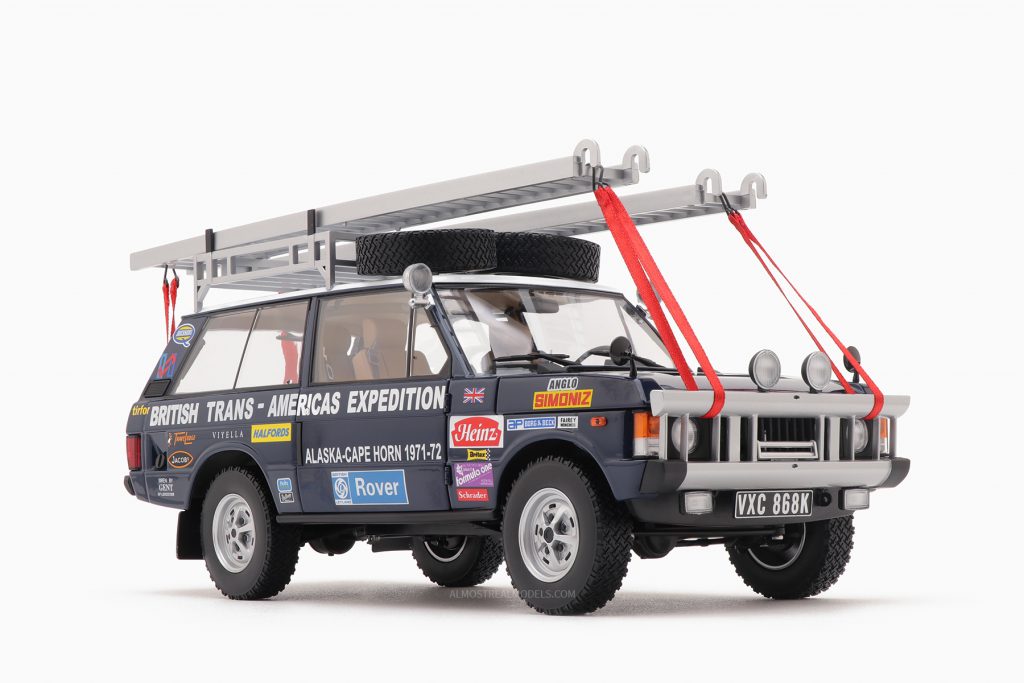 Range Rover "The British Trans-Americas Expedition" (868K) 1:18 by Almost Real
