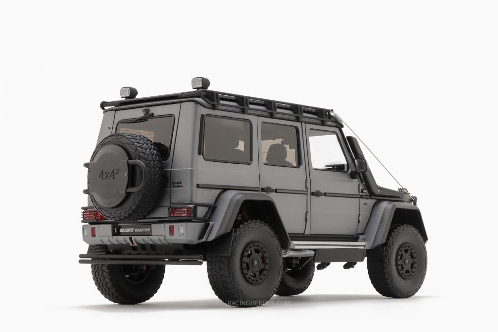 Brabus 550 Adventure Mercedes-Benz G 500 4×4² Monza Grey 1:18 by Almost Real