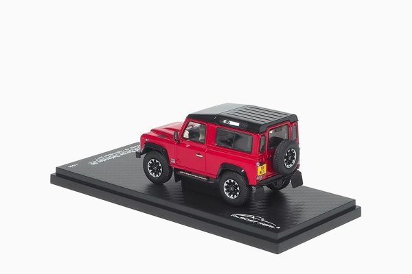 Land Rover Defender 90 Works V8 70th Edition Red 1:43 by Almost Real