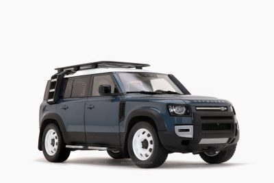 Land Rover Defender 110 2020 Tasman Blue 1:18 by Almost Real