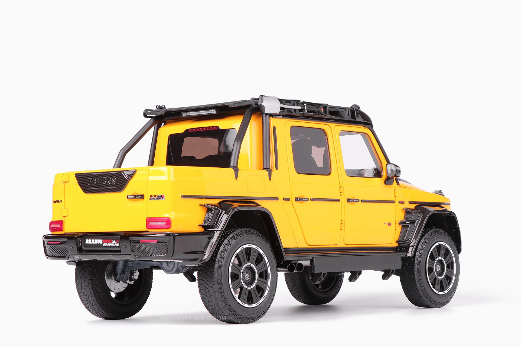 Brabus G 800 Adventure XLP 2020 Mellon Yellow 1:18 by Almost Real