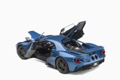 Ford GT 2017, Liquid Blue 1:18 by AutoArt