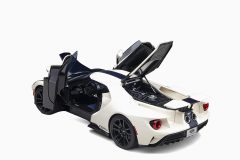 Ford GT Heritage Edition Prototype, Winbledon White 1:18 by AutoArt