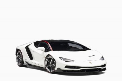 Lamborghini Centenario, Bianco Isis/Solid White 1:18 by AutoArt