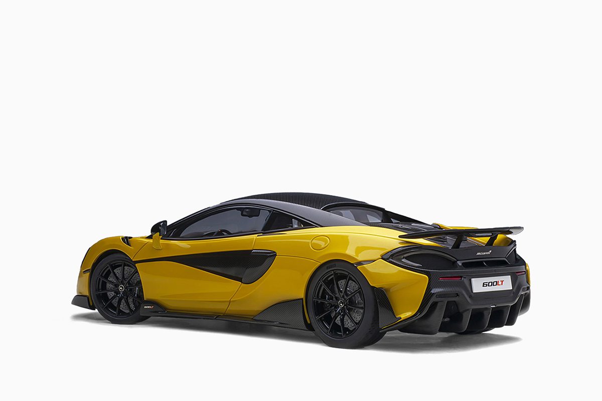 McLaren 600LT, Sicilian Yellow 1:18 by AutoArt