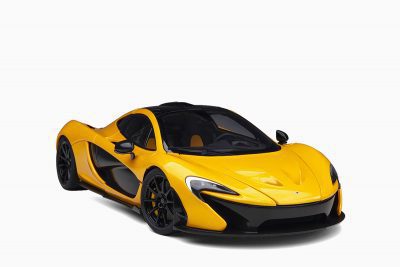 McLaren P1, Volcano Yellow w/Yellow/Black Interior 1:18 by AutoArt