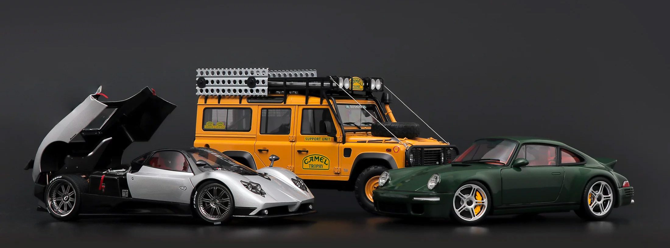 Diecast cars homepage banner