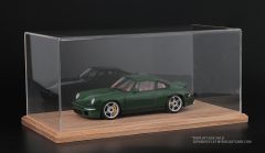 Display Case 1/18 Red Oak with Acrylic Glass