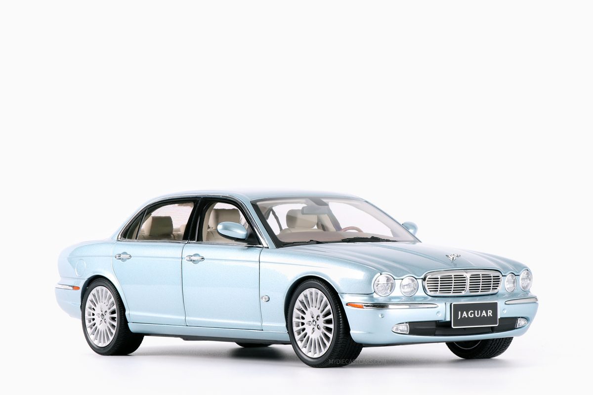 Jaguar XJ6 (X350) Seafrost Blue 1:18 by Almost Real