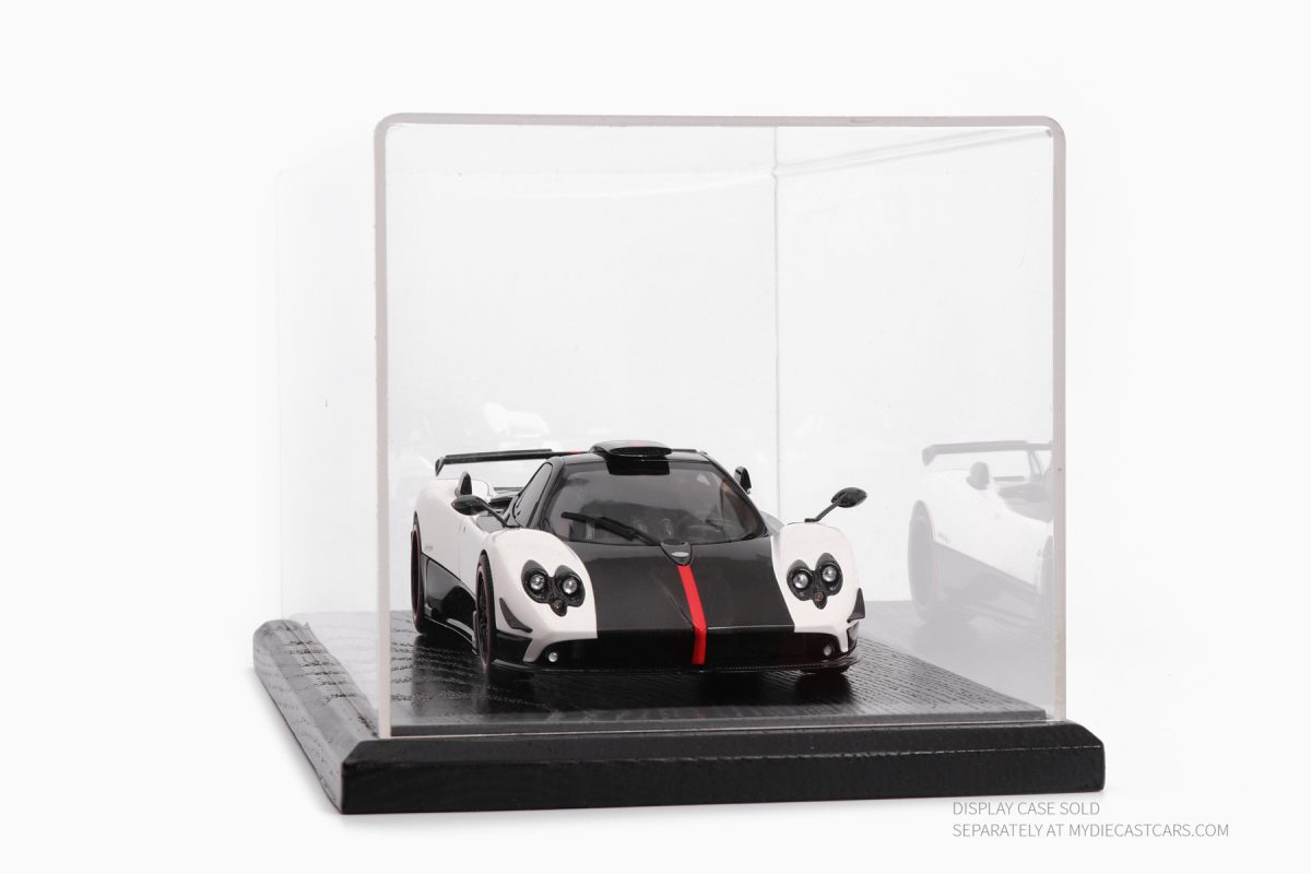 Display Case 1/18 Black painted Oak with Acrylic Glass
