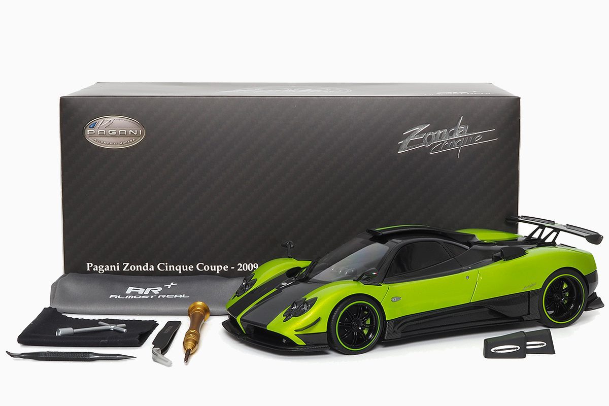 Pagani Zonda Cinque Coupe Verde Firenze Green 1:18 by Almost Real