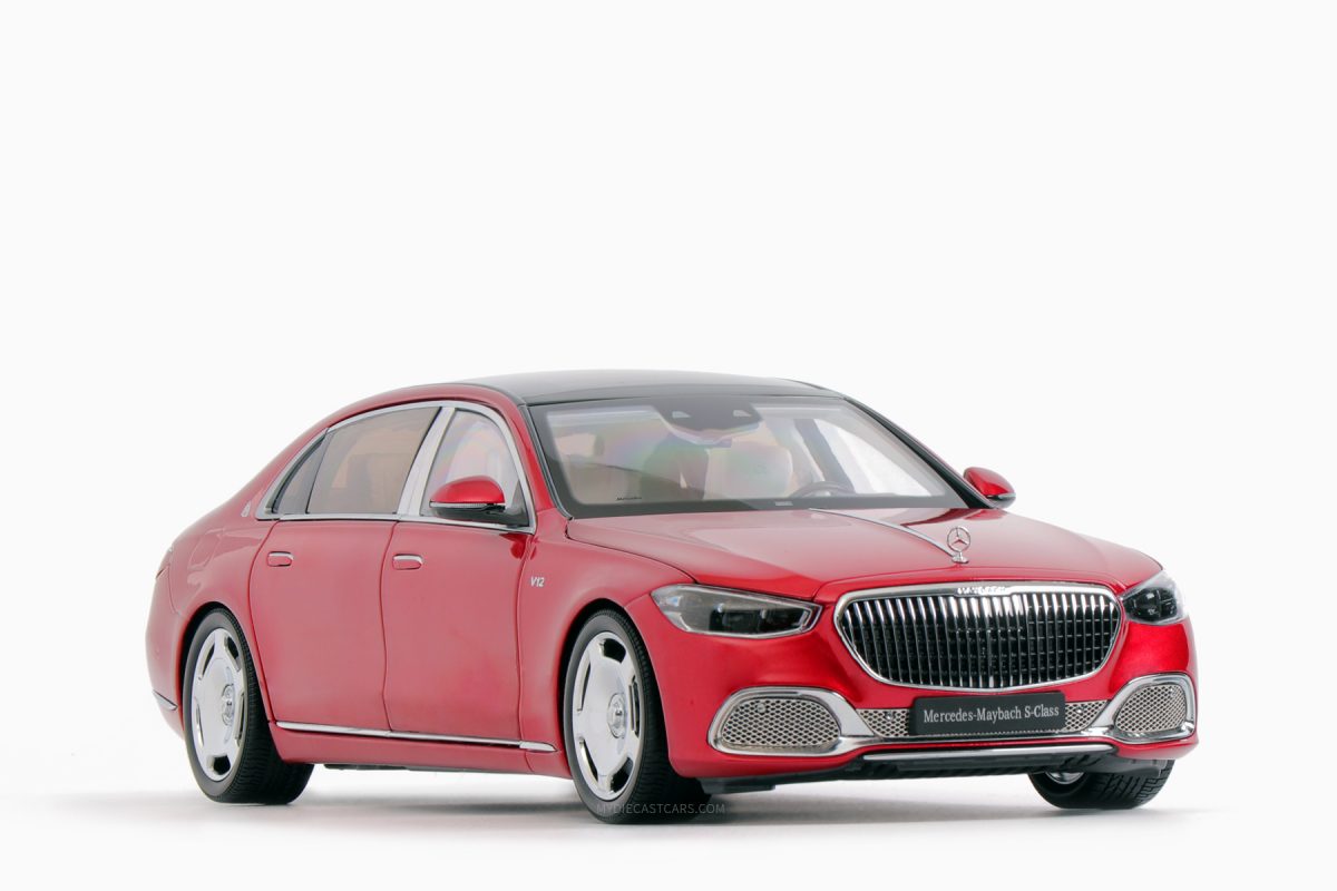 Mercedes - Maybach S-Class 2021 Patagonia Red 1:18 by Almost Real