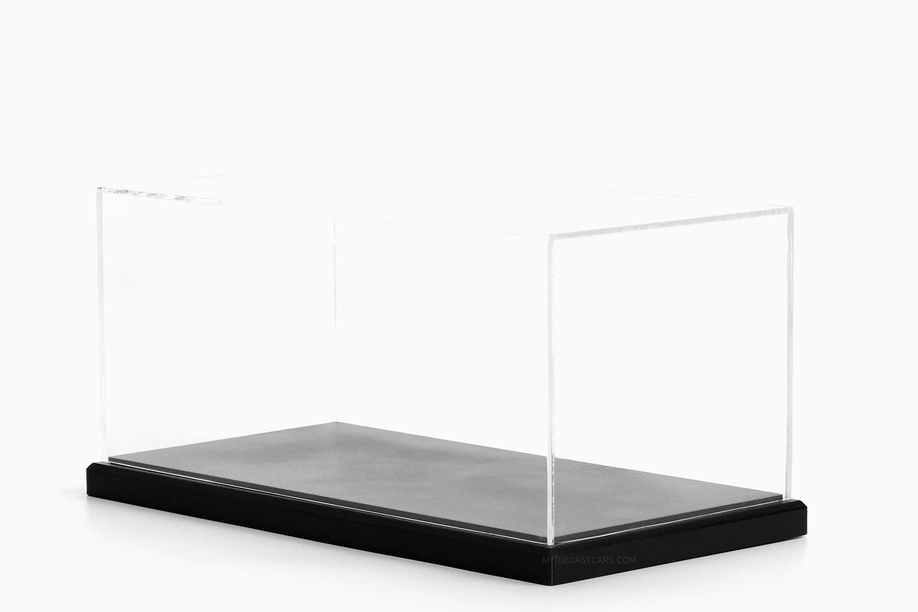 Display Case 1/18 Black painted Wood with Acrylic Glass