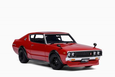 Nissan Skyline 2000 GT-R, (KPGC110), Tuned Version, Red 1:18 by Autoart